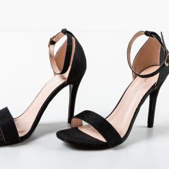 Sandale cu toc Seren Negri 4