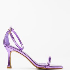 Sandale cu toc Sykes Mov 3
