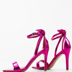 Sandale cu toc Tammie Fuchsia 7