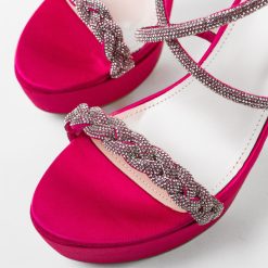 Sandale cu toc Welsh Fuchsia 6