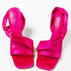 Sandale cu toc Wojciech Fuchsia 4