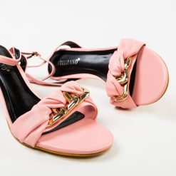 Sandale cu toc Yegorov Roz 4