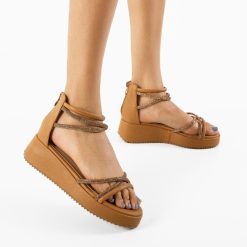 Sandale dama Brynjar Camel 1