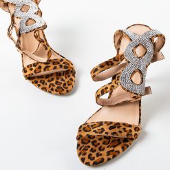 Sandale dama Orlaith Animal Print 6