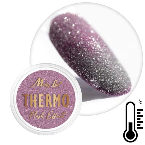 Sclipici Thermo Flash Effect Molly Lac Nr.2 - TF-1 - EVERIN-NAIL ART ❤️