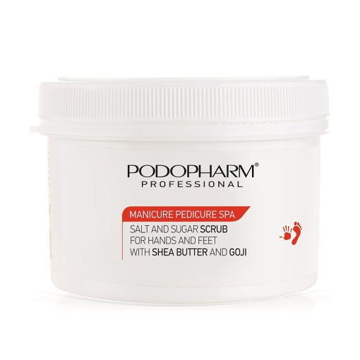 Scrub sare-zahar maini/picioare cu unt de shea si goji - PODOPHARM 600g-Ingrijire Corp-