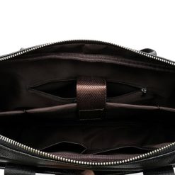 Servieta pentru barbati Fay GT1054 piele naturala negru 4