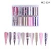 Set 10 folii de transfer 100x4cm. XKZ-62 - XKZ-62 - Everin.ro-NAIL ART ❤️