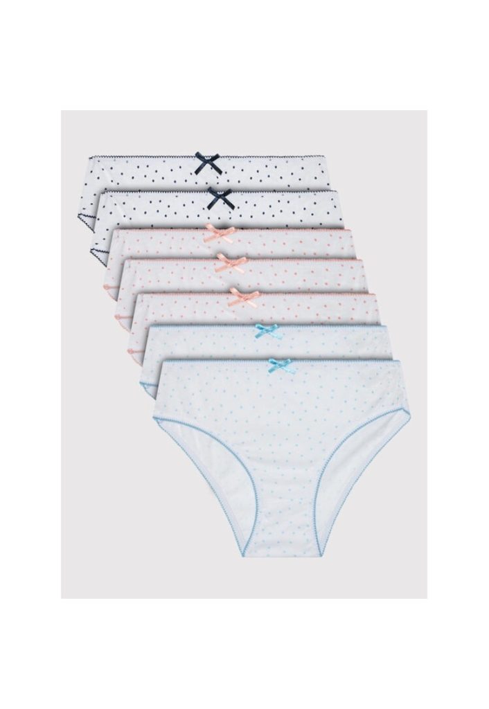 Set 7 perechi chiloti - 418941 - Multicolor - Bumbac-FETE-IMBRACAMINTE/Lenjerie intima