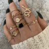 Set 9 Inele Aurii Pentru Poze- JZ009KC - JZ009KC - Everin.ro-NAIL ART ❤️