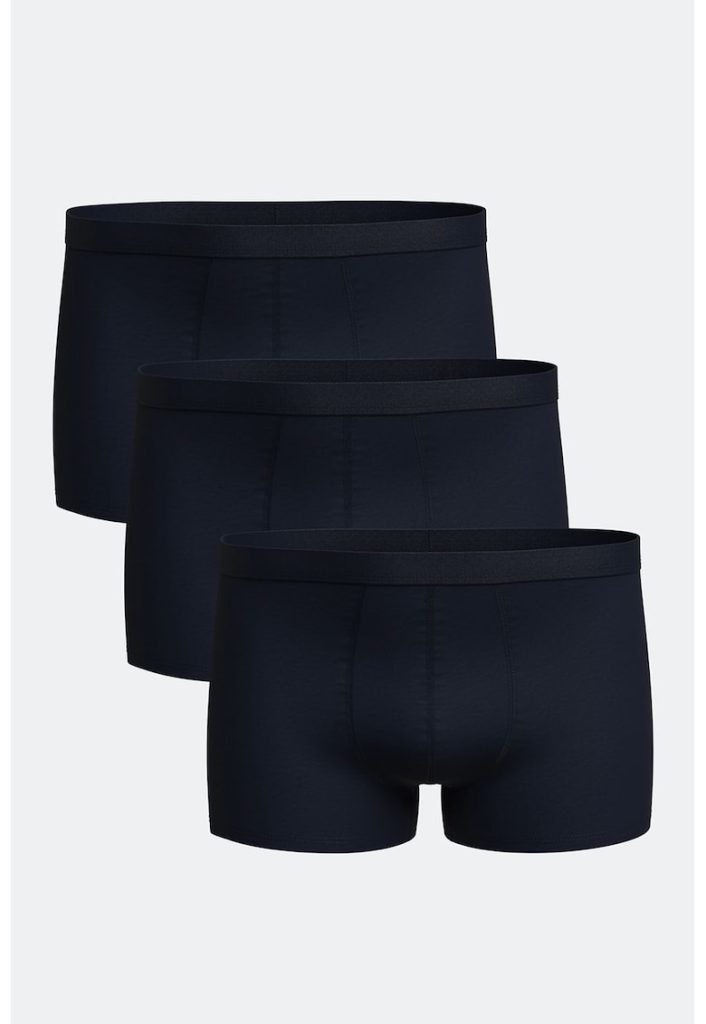 Set de boxeri cu model uni - 3 perechi-BARBATI-