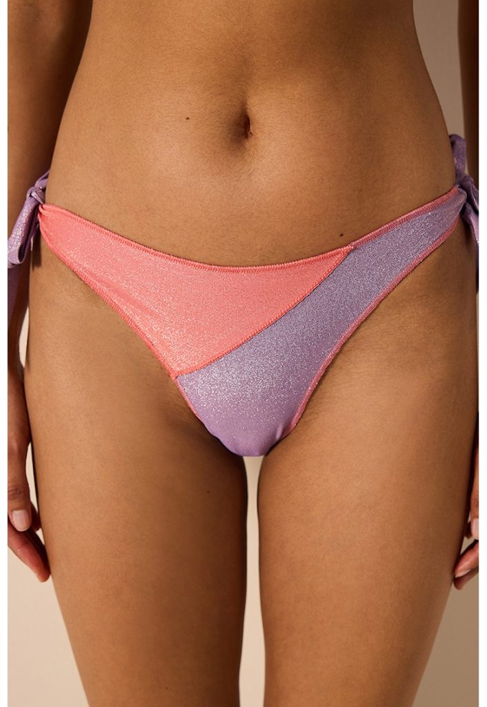 Slip cu snururi laterale de ajustare-FEMEI-