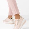 Sneakers cu platforma Palva roz-Sneakers cu platforma-Sneakers cu platforma