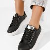 Sneakers cu platformă Thersa negri-Sneakers dama-Sneakers dama