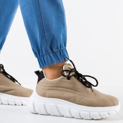 Sneakers dama Aviana Khaki 2