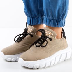 Sneakers dama Aviana Khaki 3