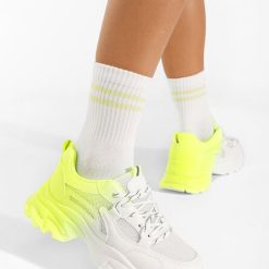 Sneakers dama Chrystelle albi V2-Sneakers dama-Noutăți