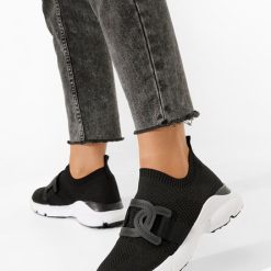 Sneakers dama Dacrosa negri-Sneakers dama-Sneakers dama