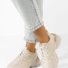 Sneakers dama Kenivia bej-Sneakers dama-Sneakers dama