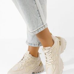 Sneakers dama Kenivia bej-Sneakers dama-Sneakers dama