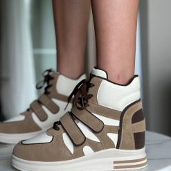 Sneakers dama Kieran Khaki 2