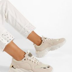 Sneakers dama Letania bej-Sneakers dama-Sneakers dama