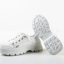 Sneakers dama Maliha Albi 4