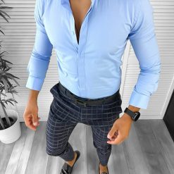 Tinuta barbati smart casual Pantaloni + Camasa  12660-Tinute barbati smart casual > Tinute barbati smart casual din 2 piese