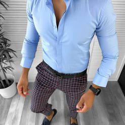 Tinuta barbati smart casual Pantaloni + Camasa  12663-Tinute barbati smart casual > Tinute barbati smart casual din 2 piese