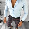 Tinuta barbati smart casual Pantaloni + Camasa  12672 E-Tinute barbati smart casual > Tinute barbati smart casual din 2 piese