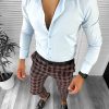 Tinuta barbati smart casual Pantaloni + Camasa  12707-Tinute barbati smart casual > Tinute barbati smart casual din 2 piese