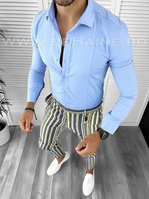 Tinuta barbati smart casual Pantaloni + Camasa  B9155-Tinute barbati smart casual > Tinute barbati smart casual din 2 piese