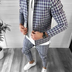 Trening barbati slim fit Pantaloni + Hanorac 10058   N3-4.3-Trening