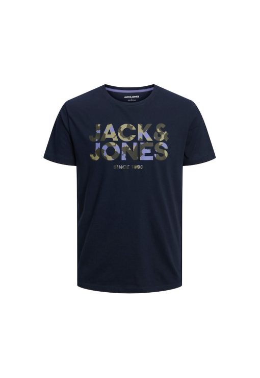 Tricou JACK &JONES James - 12235189-Navy Blazer 26408-BARBATI-