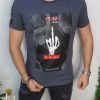 Tricou barbati slim fit gri F.... YOU  - TR107-Reduceri