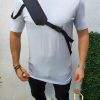 Tricou barbati slim fit lung