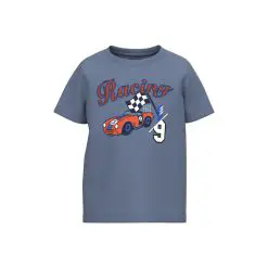 Tricou copii -  301470298 - Bumbac organic - Elastan - Albastru-BAIETI-
