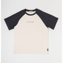 Tricou cu maneci raglan contrastante-BAIETI-