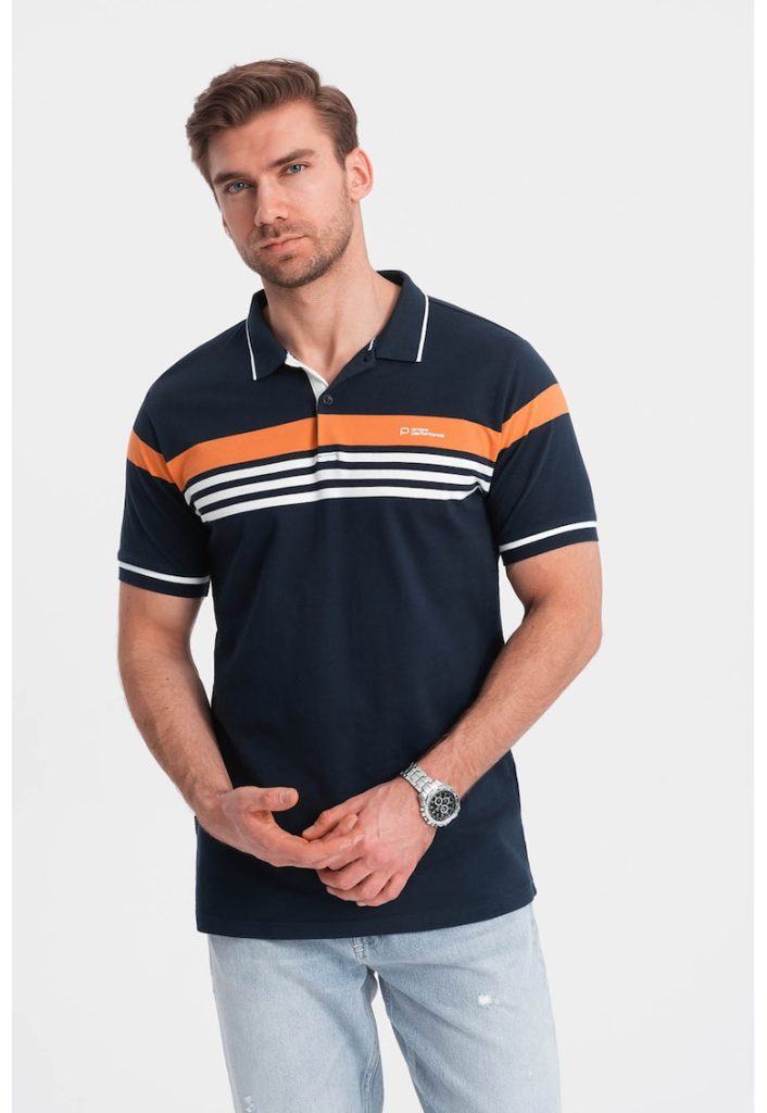 Tricou polo de bumbac-BARBATI-