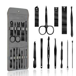 Trusa Manichiura Light Grey LUXORISE 12 piese 4