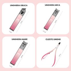 Trusa Manichiura Pink SensoPRO Milano 12 piese 3