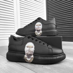 Adidasi barbati casual negri FCL8071  N17-2-Incaltaminte > Adidasi barbati