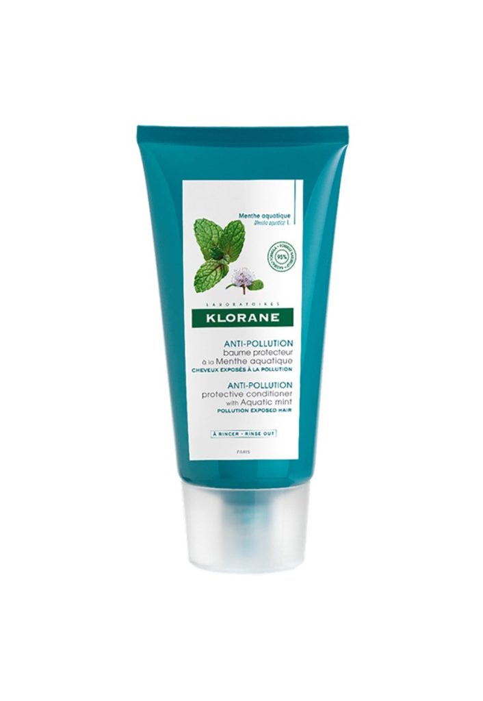 Balsam  cu extract de menta pentru par expus la poluare - 150 ml-FEMEI-