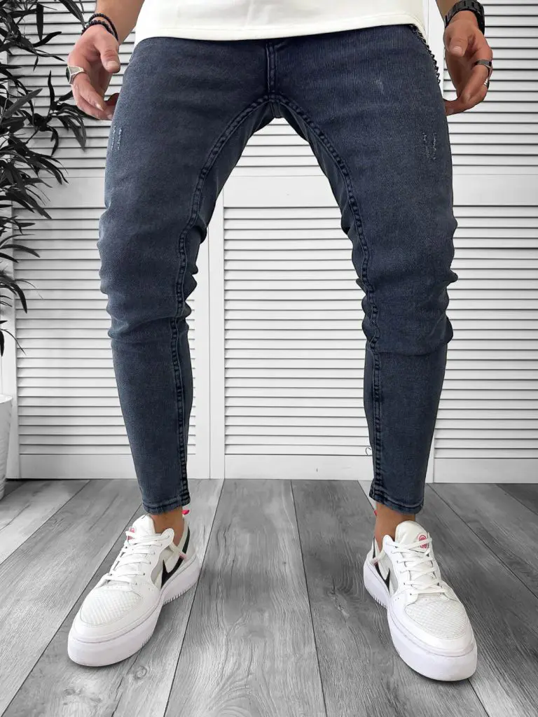 Blugi barbati conici 6252 H6-4-Blugi barbati