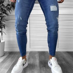 Blugi barbati conici albastri 6001 M3-4.3-Blugi barbati