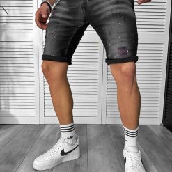 Blugi barbati scurti conici 5721 H4-2-Blugi barbati > Blugi scurti