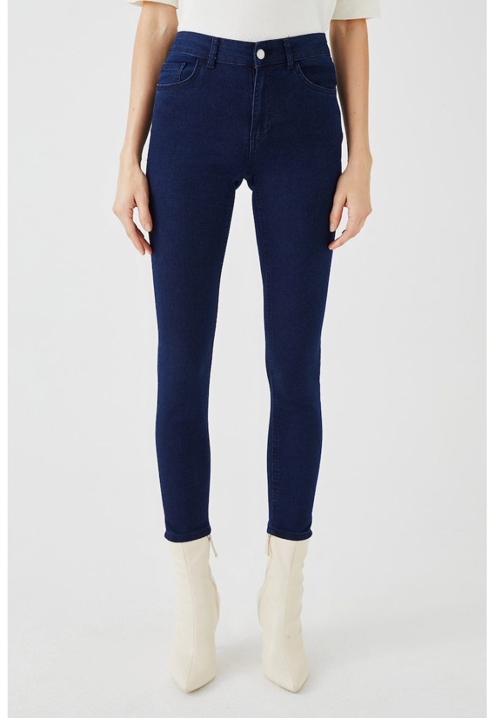 Blugi slim fit cu talie inalta-FEMEI-