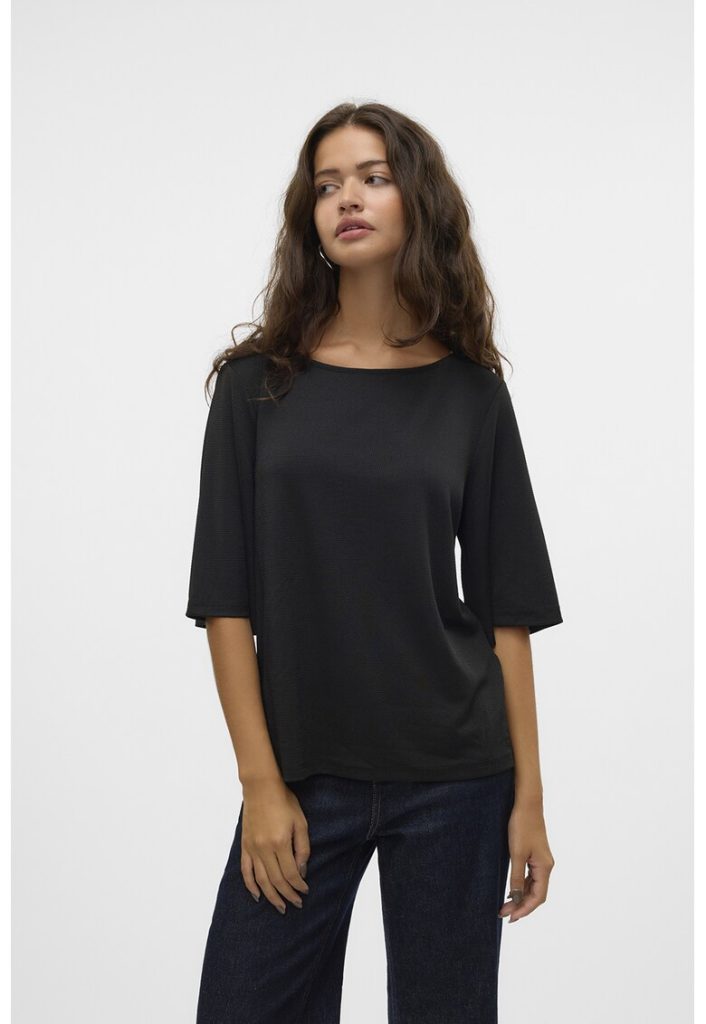 Bluza cu insertii din lurex-FEMEI-IMBRACAMINTE/Bluze