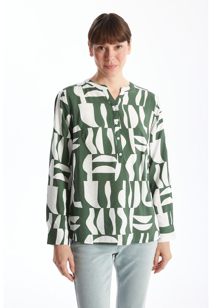 Bluza cu model floral-FEMEI-IMBRACAMINTE/Bluze