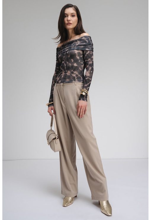 Bluza cu model tie-dye si decolteu pe umeri-FEMEI-IMBRACAMINTE/Bluze